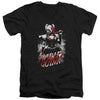 Batman Arkham Knight - Quinn City Adult Slim Fit V Neck Cotton