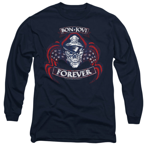 Bon Jovi - Forever Skull Adult Long Sleeve