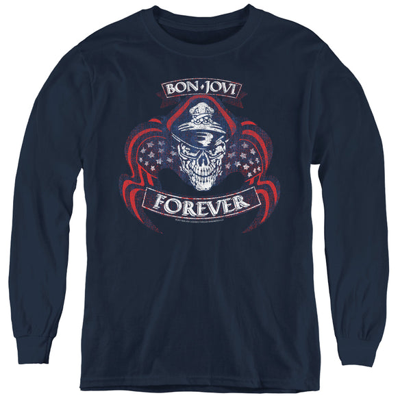 Bon Jovi - Forever Skull L - S Youth