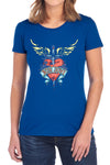 Bon Jovi - Daggered Women's Short Sleeve
