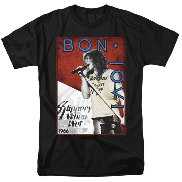 Bon Jovi - 86 Tour Adult Regular Fit Short Sleeve