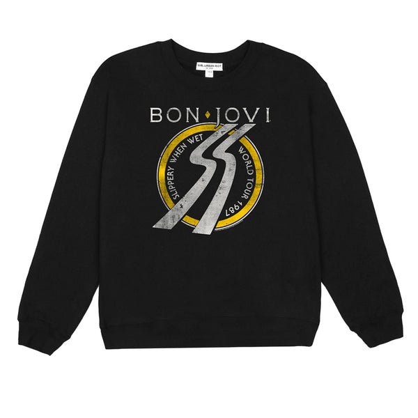 Bon Jovi - Slippery When Wet World Tour Williow Sweatshirt