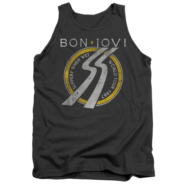 Bon Jovi - Slippery When Wet World Tour Adult Tank Top