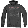 Bon Jovi - Slippery Cover Adult Heather Hoodie