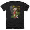Betty Boop - Luau Lady Adult Regular Fit Heather Short Sleeve