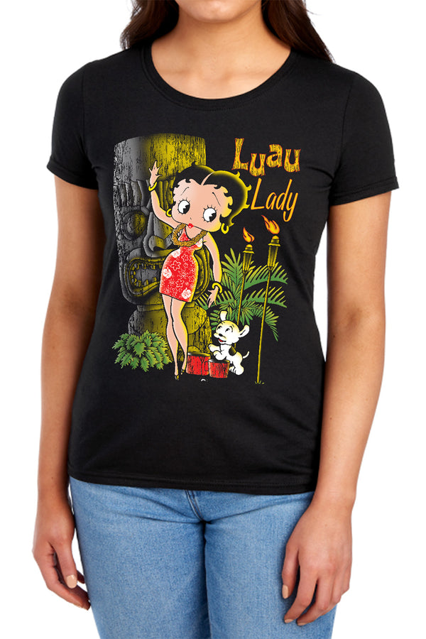 Betty Boop - Luau Lady Women's Short Sleeve