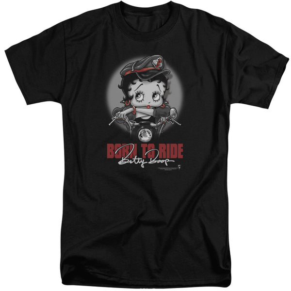Betty Boop - Born To Ride Adult Tall Fit Short Sleeve
