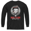 Betty Boop - Born To Ride L - S Youth