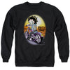 Betty Boop - Wild Biker Adult Crewneck Sweatshirt