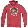 Betty Boop - I Love Betty Adult Heather Hoodie