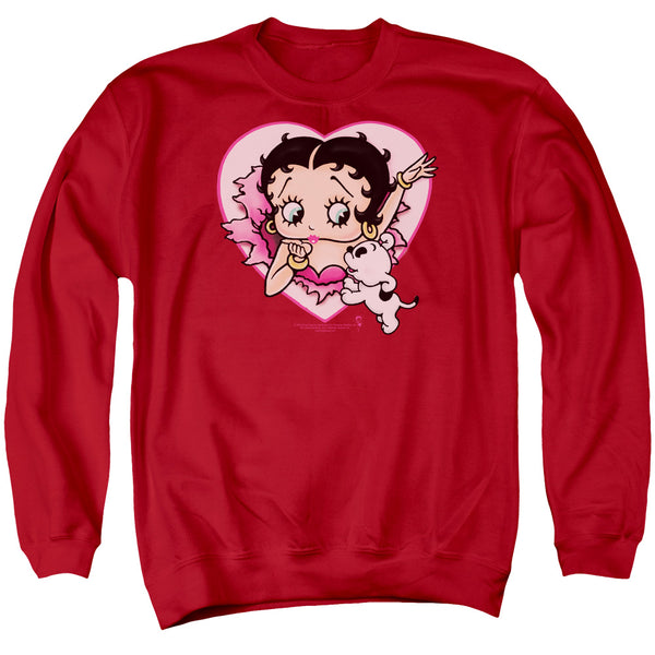 Betty Boop - I Love Betty Adult Crewneck Sweatshirt