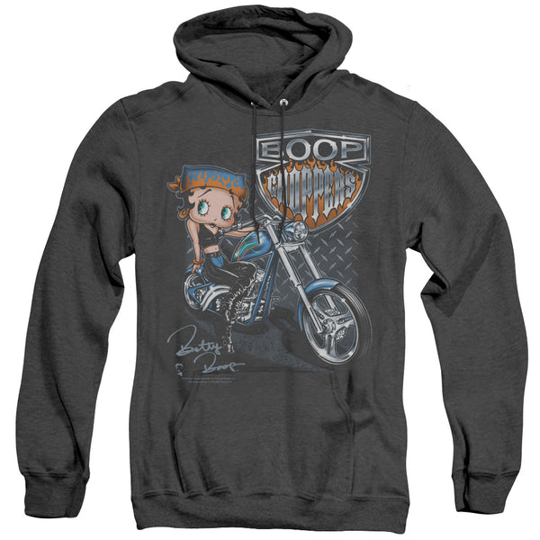 Betty Boop - Choppers Adult Heather Hoodie