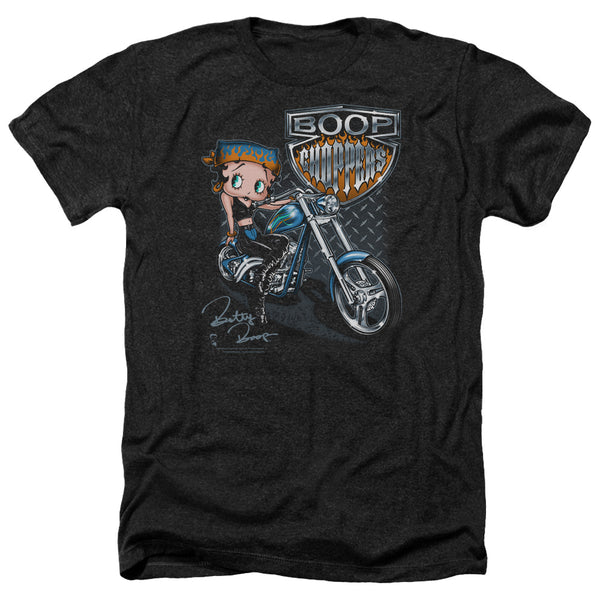 Betty Boop - Choppers Adult Regular Fit Heather Short Sleeve
