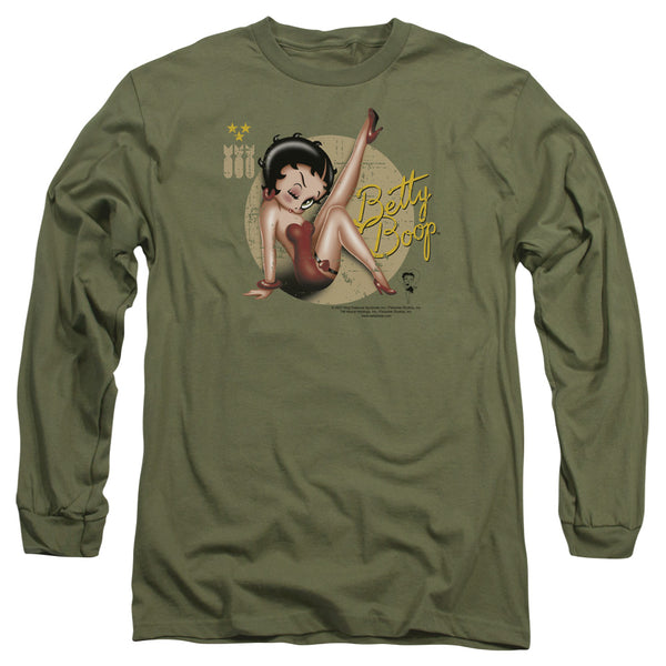 Betty Boop - Nose Art Adult Long Sleeve