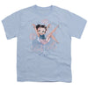 Betty Boop - Pink Champagne Youth Short Sleeve