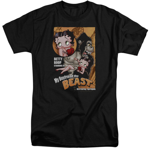 Betty Boop - Boyfriend The Beast Adult Tall Fit Short Sleeve