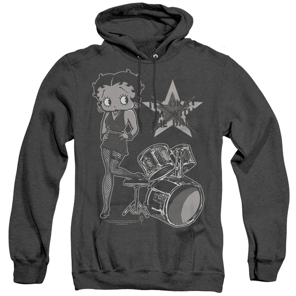Betty Boop - With The Band Adult Heather Hoodie