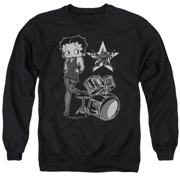 Betty Boop - With The Band Adult Crewneck Sweatshirt
