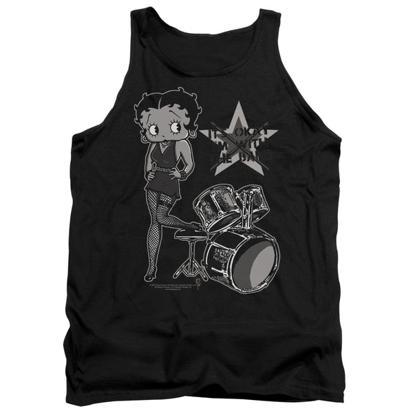Betty Boop - With The Band Adult Tank Top