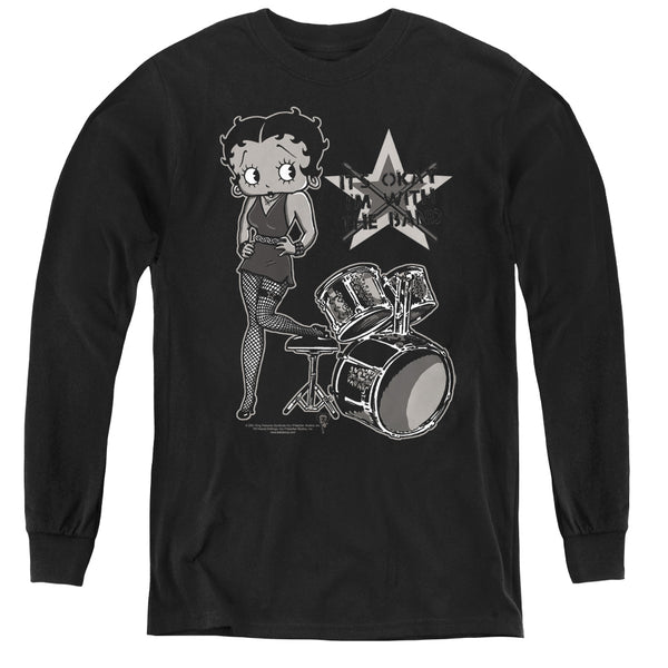 Betty Boop - With The Band L - S Youth