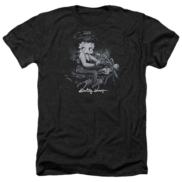 Betty Boop - Storm Rider Adult Regular Fit Heather Short Sleeve