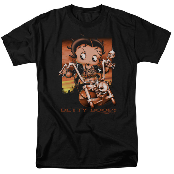 Betty Boop - Sunset Rider Adult Regular Fit Short Sleeve