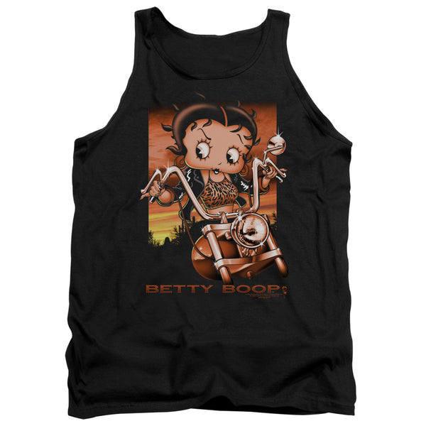 Betty Boop - Sunset Rider Adult Tank Top