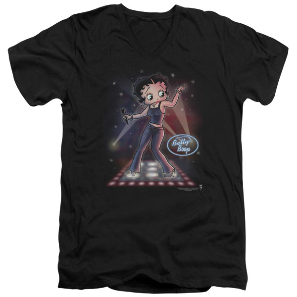 Betty Boop - Pop Star Adult Slim Fit V Neck Cotton