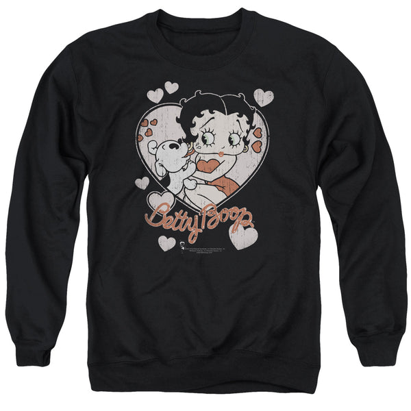 Betty Boop - Classic Kiss Adult Crewneck Sweatshirt