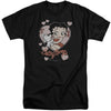 Betty Boop - Classic Kiss Adult Tall Fit Short Sleeve