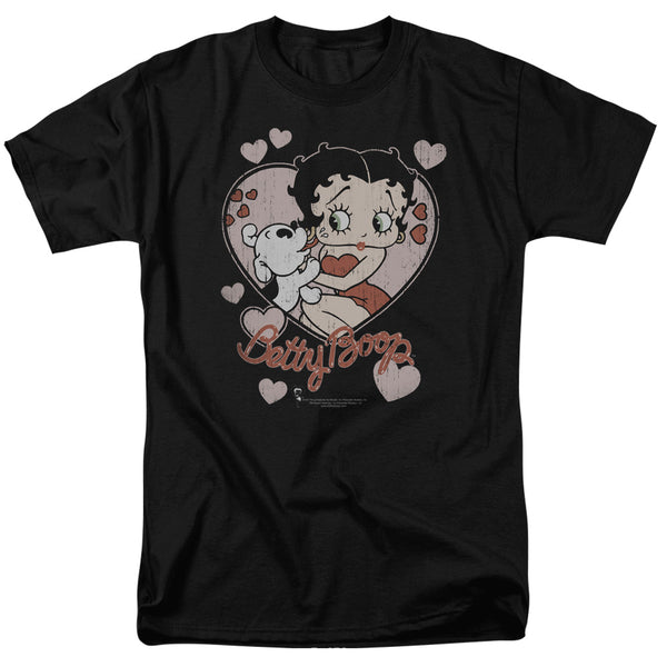 Betty Boop - Classic Kiss Adult Regular Fit Short Sleeve