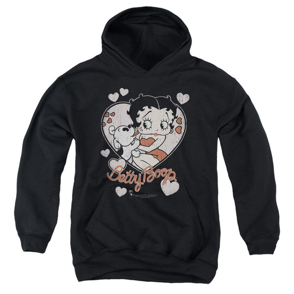 Betty Boop - Classic Kiss Youth Hooded Sweatshirt