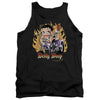 Betty Boop - Biker Flames Boop Adult Tank Top
