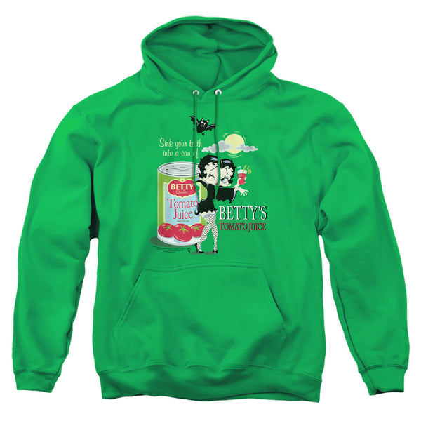 Betty Boop - Vampire Tomato Juice Adult Pullover Hoodie
