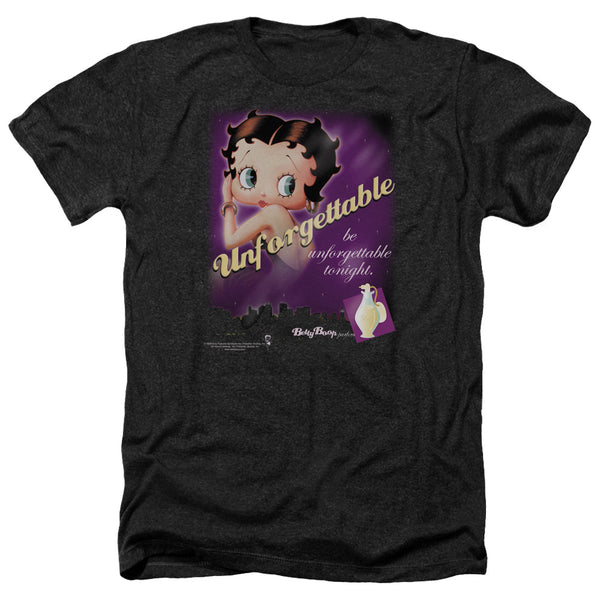 Betty Boop - Unforgettable Adult Regular Fit Heather Short Sleeve
