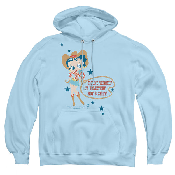 Betty Boop - Hot And Spicy Cowgirl Adult Pullover Hoodie