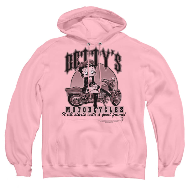 Betty Boop - Bettys Motorcycles Adult Pullover Hoodie