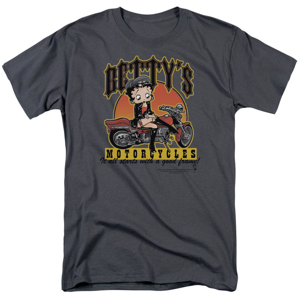 Betty Boop - Bettys Motorcycles Adult Regular Fit Short Sleeve