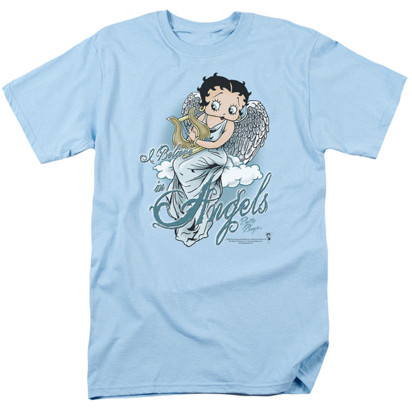 Betty Boop - I Believe In Angels Adult Regular Fit Short Sleeve