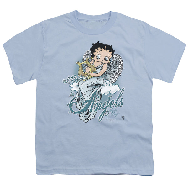 Betty Boop - I Believe In Angels Youth Short Sleeve