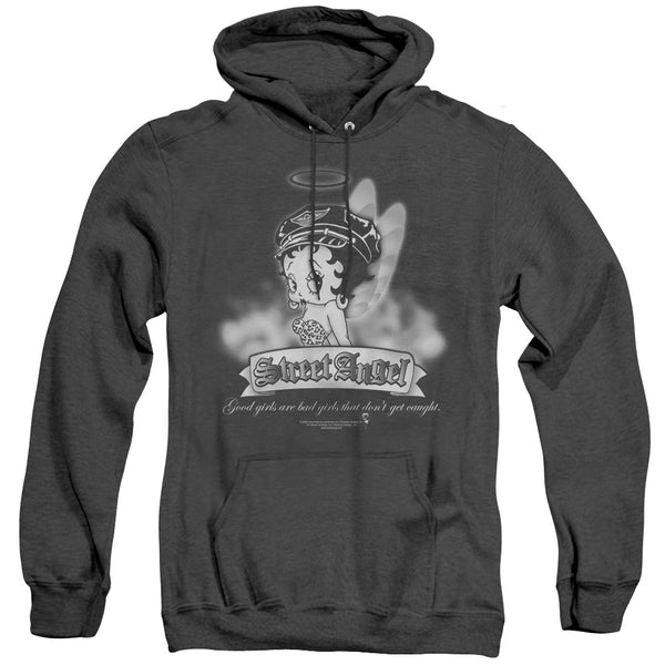 Betty Boop - Street Angel Adult Heather Hoodie