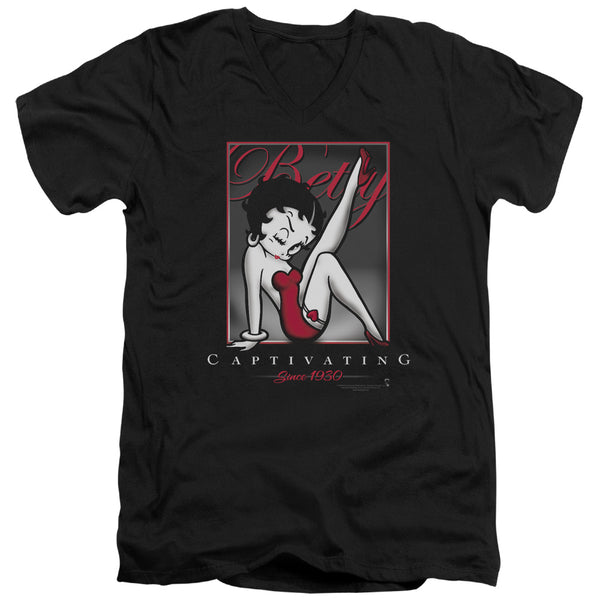 Betty Boop - Captivating Adult Slim Fit V Neck Cotton