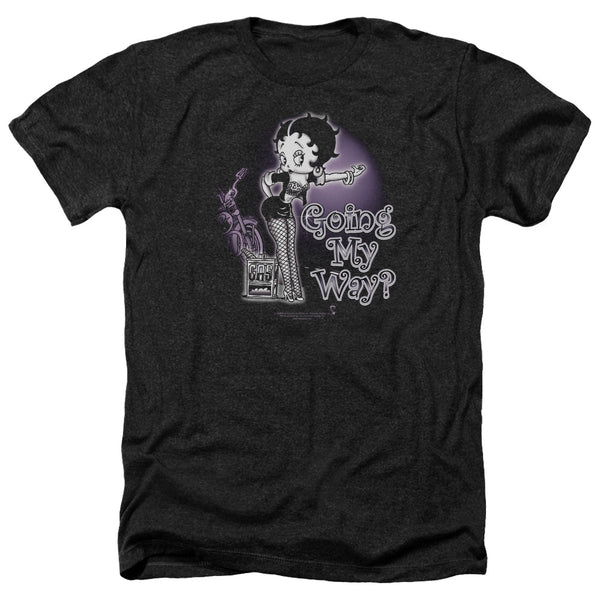 Betty Boop - My Way Adult Regular Fit Heather Short Sleeve