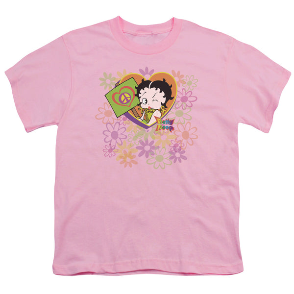 Betty Boop - Peace Love And Boop Youth Short Sleeve