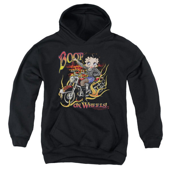 Betty Boop - On Wheels Youth Hooded Sweatshirt