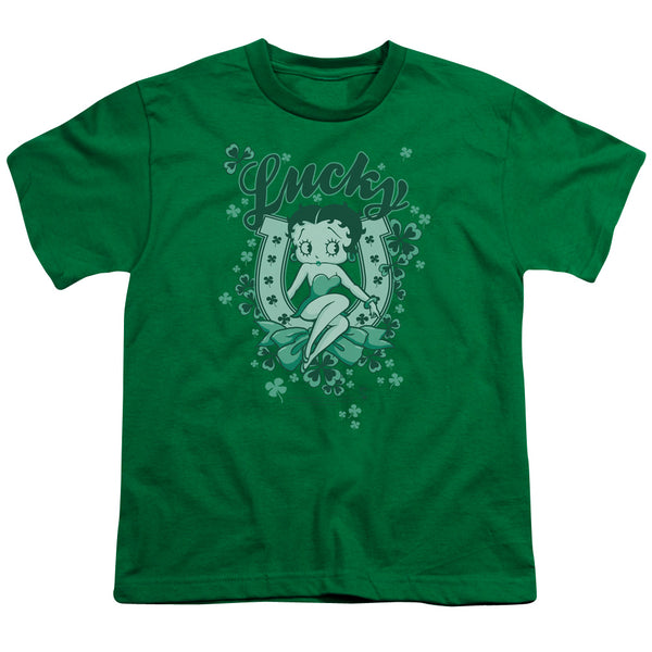 Betty Boop - Lucky Boop Youth Short Sleeve