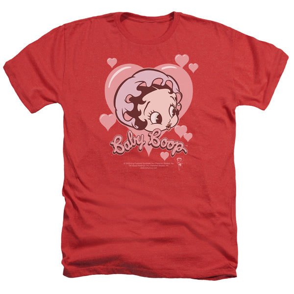 Betty Boop - Baby Heart Adult Regular Fit Heather Short Sleeve