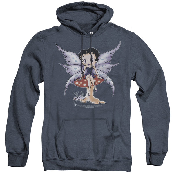 Betty Boop - Mushroom Fairy Adult Heather Hoodie