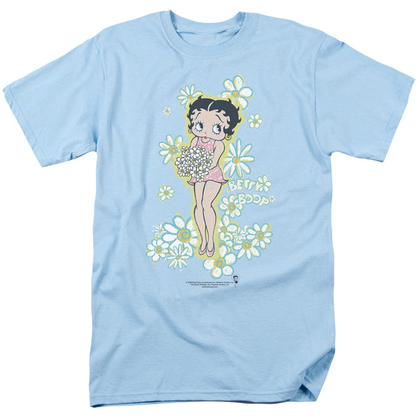 Betty Boop - Flowers Adult Regular Fit Short Sleeve