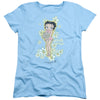 Betty Boop - Flowers Women's Short Sleeve